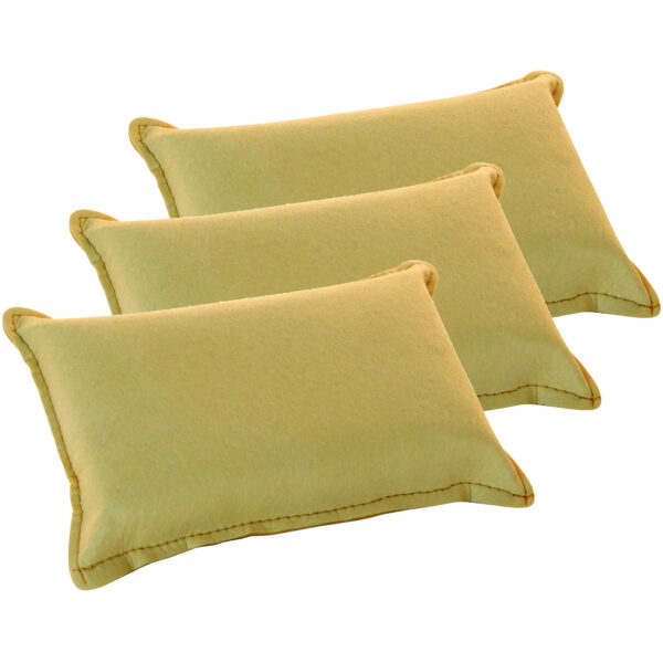 Zeem spons - 3x - 13 x 9 x 4 cm - schoonmaakspons - zeemspons - Huishoud/schoonmaak -
