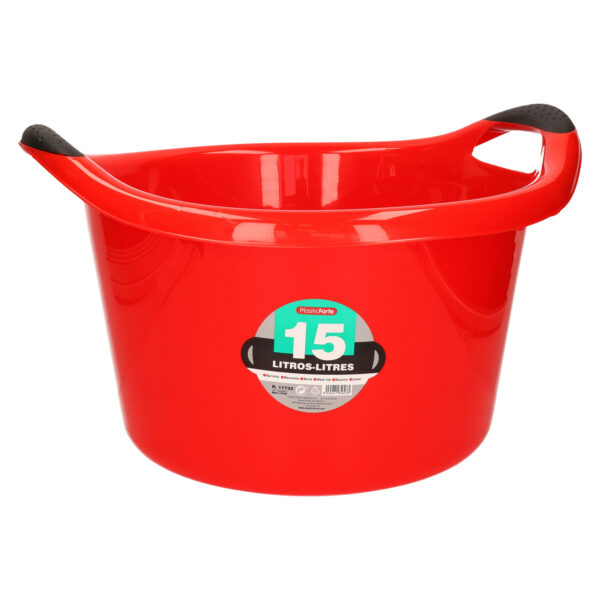 Plastic Forte Afwasbak - 15L - rood - 42 x 40 x 25 cm -