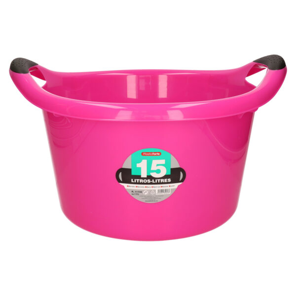 Plastic Forte Afwasbak - 15L - roze - 42 x 40 x 25 cm -
