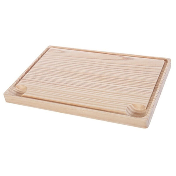 CM Snijplank hout met sapgeul - 22 x 32 x 2 cm - keuken serveerplanken