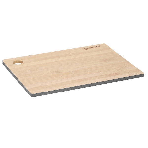 Snijplank antraciet rand - 23 x 30 cm - bamboe hout -