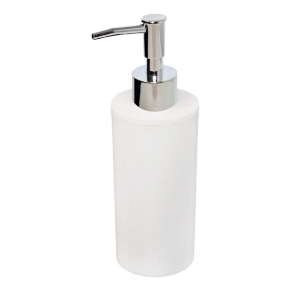Concorde Zeeppompje - kunststof - wit - 8 x 20 cm - zeepdispenser -