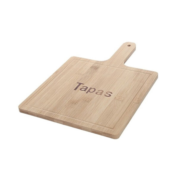 Alessandro Tapas serveerplank bamboe hout - 30 x 20 x 1 cm -