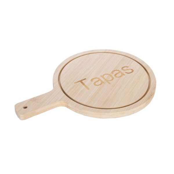 Alessandro Tapas serveerplank bamboe hout - 28 x 20 x 0.8 cm -