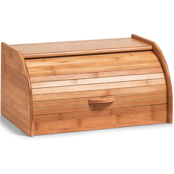 Zeller broodtrommel de Luxe - Bamboe - met deksel - 40 x 26 x 20 cm - 20 liter - Brooddoos -